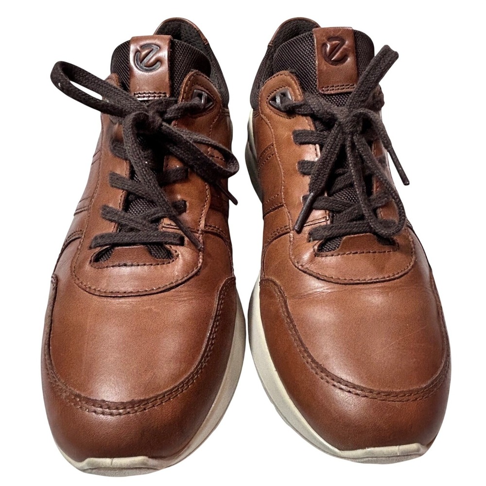 Ecco ST.1 Hybrid Lite Mens Brown Leather Sneakers 50375402014 Size 43 US 9-9.5